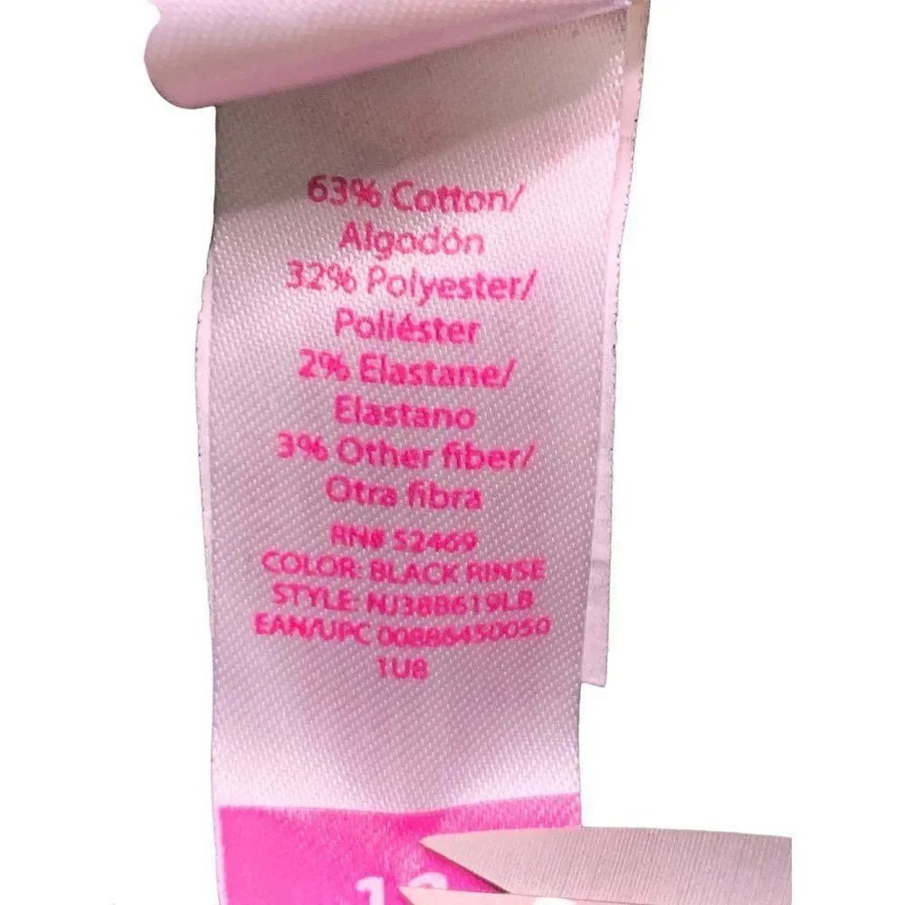 No boundaries black jeans jegging size 13 Jr 1937 High Rise Stetch Skinny - Picture 7 of 10